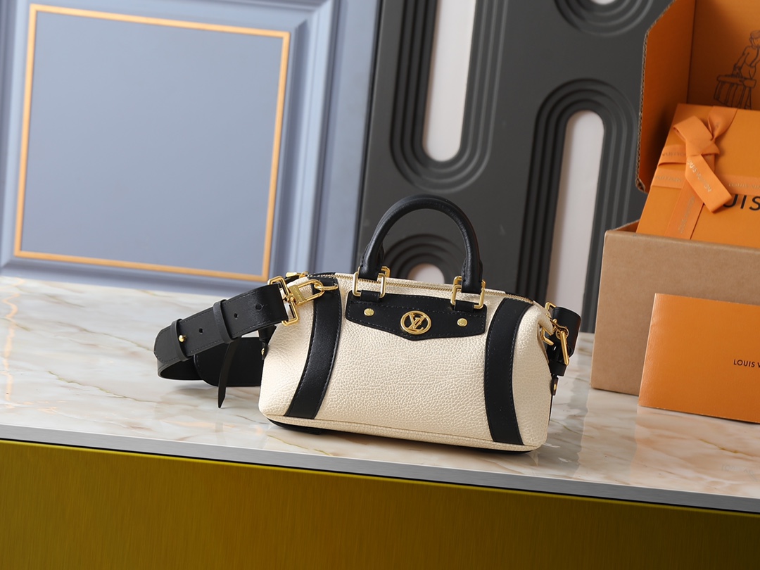 Louis Vuitton LV Classic Handbag Premium Canvas Model M13079 Adjustable Strap Luxury Daily Wear Luxury Designer
